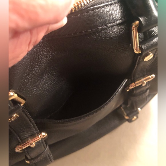 Black Leather Satchel - Picture 3 of 11